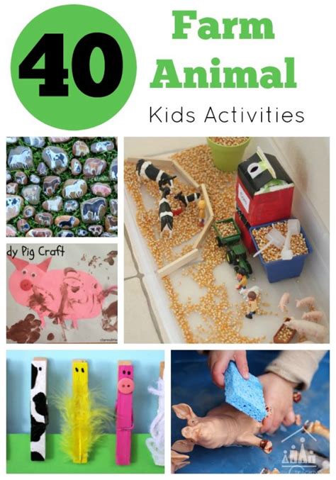 40 Fantastic Farm Animal Activities for Kids - Crafty Kids at Home