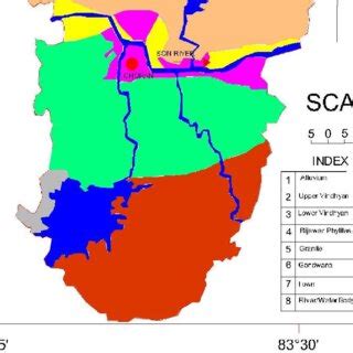 Geological map of Sonbhadra district. | Download Scientific Diagram