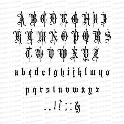 Fancy Calligraphy Alphabet Old English / Writing the copperplate ...