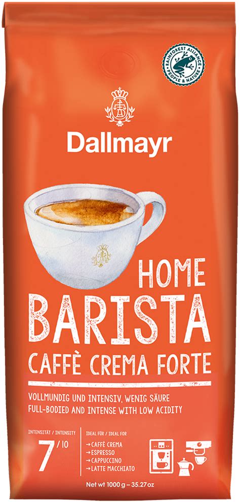 Dallmayr Home Barista Caffe Crema Forte Coffee Beans (8 x 1 Kilo ...