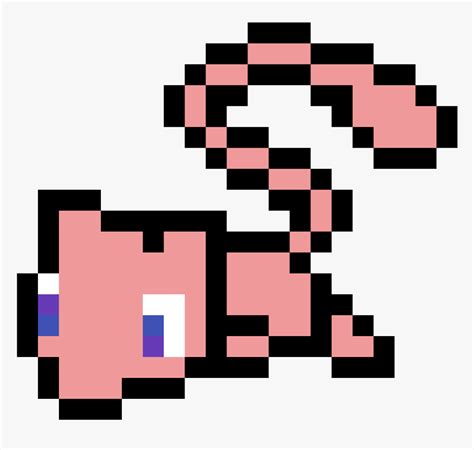 Pokemon Mew Pixel Art, HD Png Download , Transparent Png Image - PNGitem