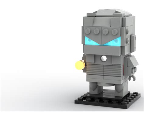 LEGO MOC Iron Man Mark 2 Brickheadz by Tryko | Rebrickable - Build with ...