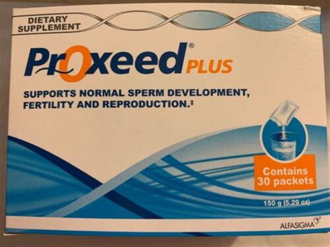 New in stock Proxeed Plus Mens Fertility Blend Supplement 30 packs (EXP:04/2025 885114314065 | eBay