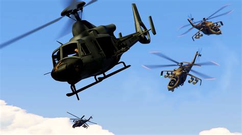 GTA 5 - Military ARMY Patrol #20 HUGE HELICOPTER BATTLE! - Get To The ...