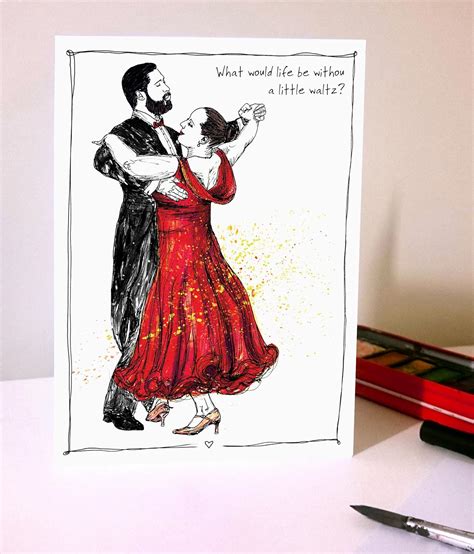 Ballroom Dancing Birthday Cards