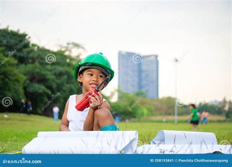 Portrait of Happy African American Kids Boy Playing Outdoors in a Park, Kid Playing Concept ...