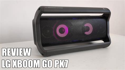 Review LG XBOOM Go PK7 - Nuevo Altavoz Bluetooth Portatil - YouTube