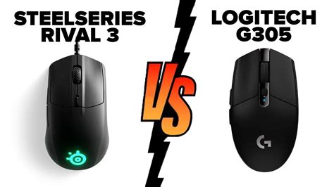 SteelSeries Rival 3 vs Logitech G203 LIGHTSYNC - Which Mouse is Better ? - YouTube