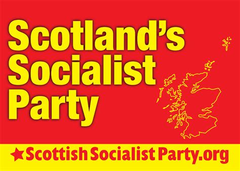 Scotland's Socialist Party A3 poster » Scottish Socialist Party