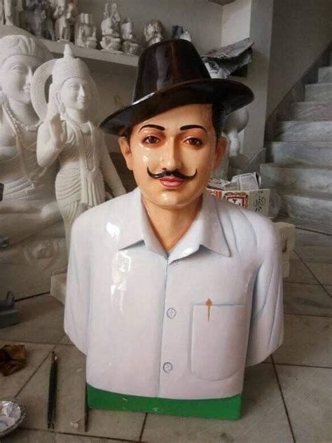 White Marble Bhagat Singh Statue, For Home at Rs 45500 in Bharatpur ...