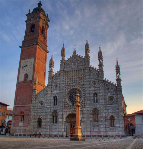 The dome of Monza, Italia. Monza is the 3rd largest city of Lombardy ...