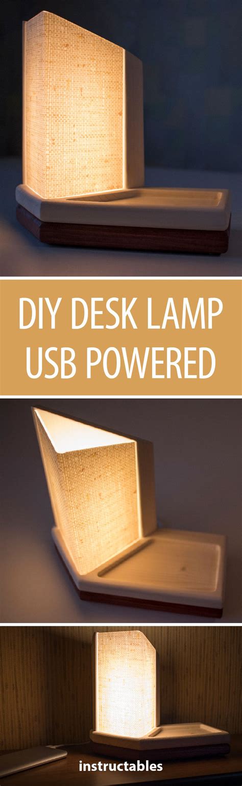 DIY Desk Lamp USB Powered | Diy desk, Desk lamp, Desk lamp diy