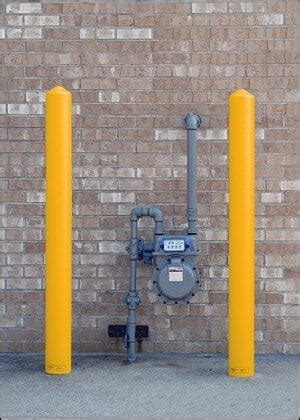 Gas Meter Protection - Steel Post Protection: Called Bollards - Buyers Ask