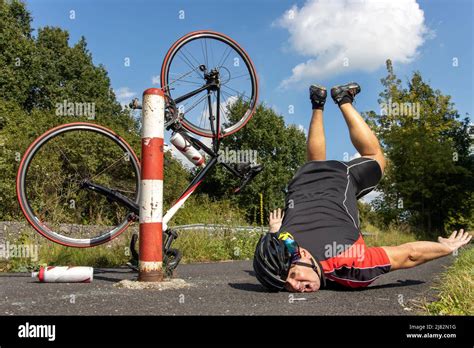 Bike accident funny hi-res stock photography and images - Alamy