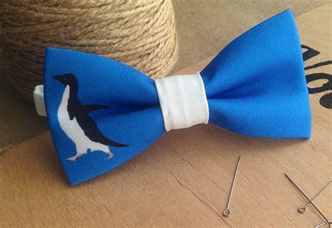 Penguin Bow Tie Custom BowTie Personalized Bow Tie | Etsy