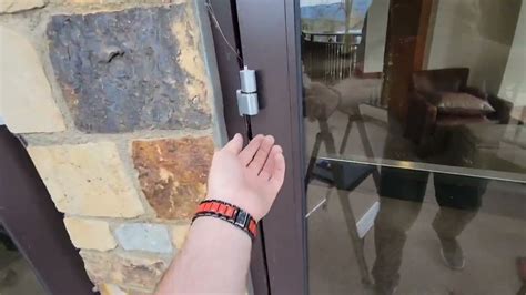 How to adjust glass door pivot hinges to allow the locking mechanism to latch with vertical ...