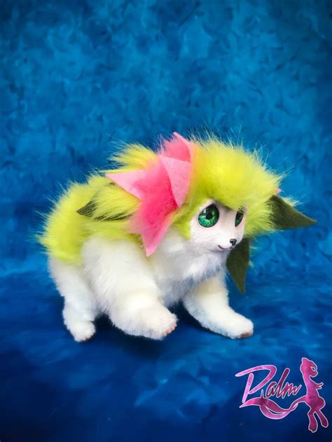 Pokemon Shaymin plush realistic doll. Stuffed Hedgehog art | Etsy