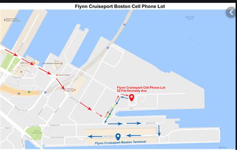 Boston Cruise Ship Port Map