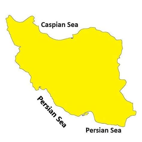 Map of Iran 2023