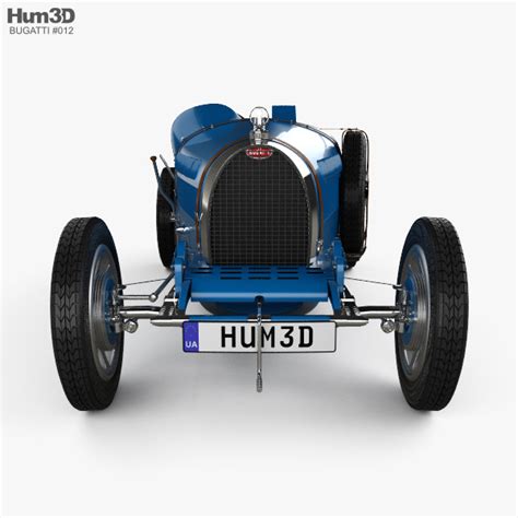 Bugatti Type 35 with HQ interior 1924 3D model - Vehicles on 3DModels