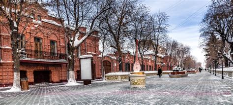 Central Street in Petropavlovsk Editorial Stock Image - Image of center, foot: 87383739