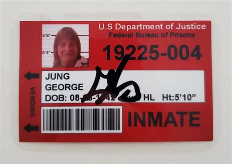 Inmate Id Badge