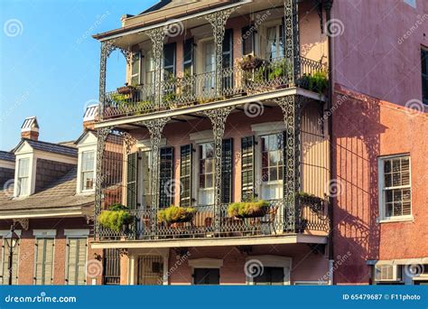 Architecture of the French Quarter in New Orleans Editorial Photography ...