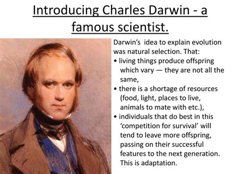 PPT - Darwin’s idea to explain evolution was natural selection. That: PowerPoint Presentation ...