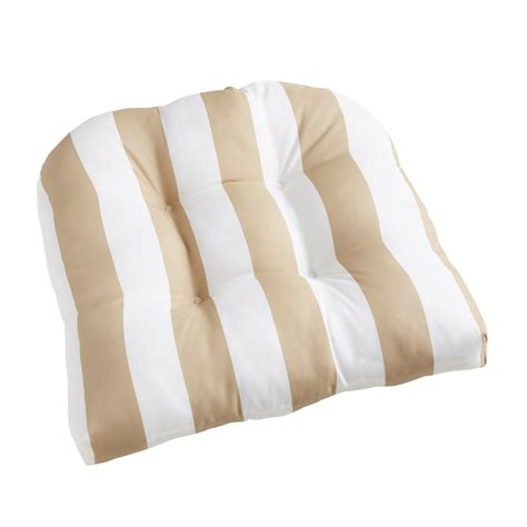 Standard Contour Chair Cushion in Natural Stripe | Best Outdoor Pillows and Cushions | POPSUGAR ...