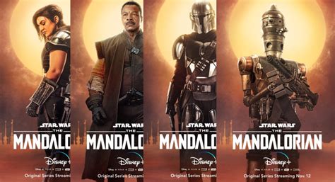 The Mandalorian character posters arrive - Fantha Tracks | Daily Star ...