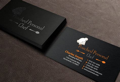 Modern, Bold, Chef Business Card Design for a Company by ...