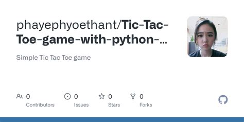 GitHub - phayephyoethant/Tic-Tac-Toe-game-with-python-tkinter-GUI ...