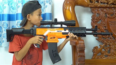 NERF GUN AK-47 - YouTube