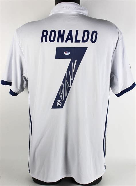 Lot Detail - Cristiano Ronaldo Signed Adidas Madrid Jersey (PSA/DNA)