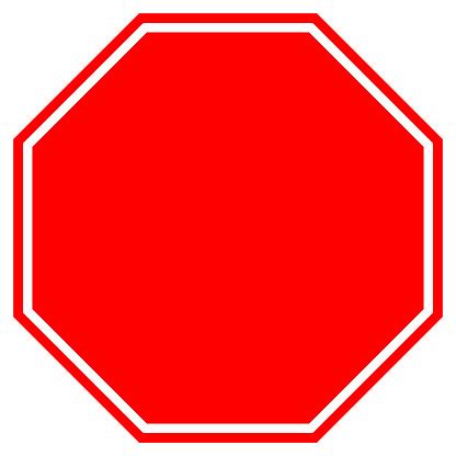 Red Octagon Clipart Vector Stop Sign On The Red Octag - vrogue.co