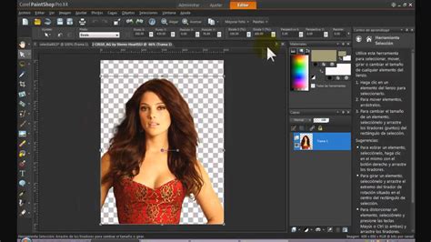 Tutorial como crea un blend básico con Corel Paint Shop Pro x4 - YouTube