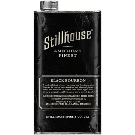 Stillhouse Black Bourbon Whiskey 750ml Can