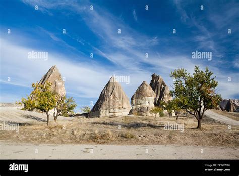 Cappadocian fairy chimneys, Turkey Stock Photo - Alamy