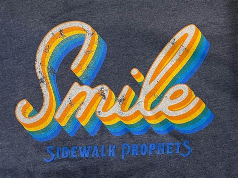 Sidewalk Prophets Smile Tee Blue