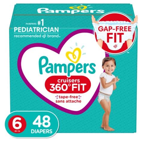 Pampers Cruisers 360 Fit Size 6 Diapers, 48 ct - Kroger