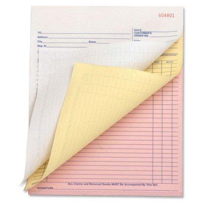 NCR Carbonless Business Forms: Pads, Books, Laser, Continuous, Loose