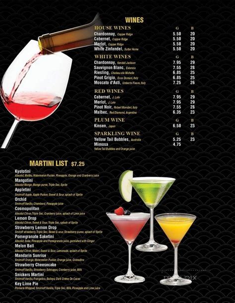 Menu of Kyoto Sushi Steakhouse in Edwardsville, IL 62025