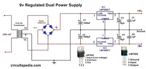 Ac To Dc Power Supply Schematic Diagram