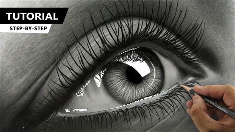 How to Draw Hyper Realistic Eye | Tutorial for BEGINNERS - YouTube