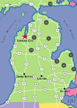 Traverse City Maps | Northern Michigan Maps