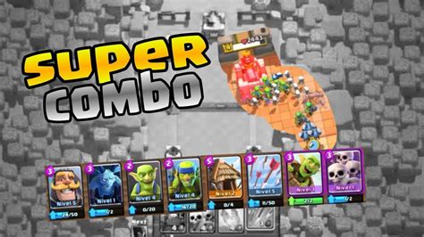 Super combo clash royale arena 2,3 e 4 - YouTube