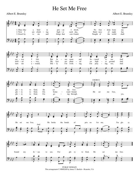 He Set Me Free Sheet music for Piano (Solo) | Musescore.com