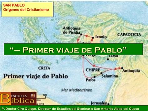 Primer viaje de san pablo