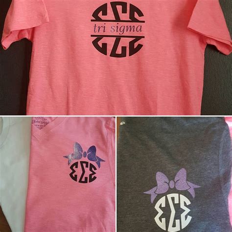 Tri Sigma T-shirts - Etsy