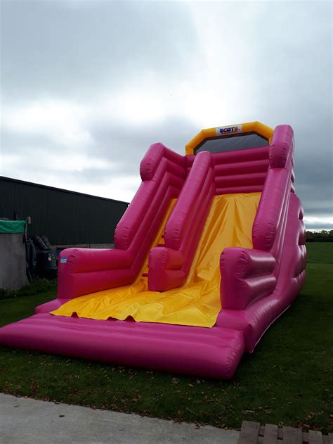 Pretty in Pink Super Slide - SBC24 - Bouncy Castle Hire in Carlow, Kildare, Kilkenny, Laois ...